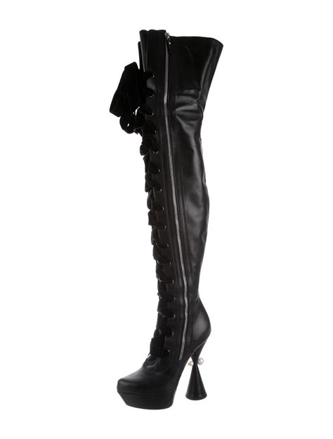 louis vuitton donna boots|louis vuitton thigh high boots.